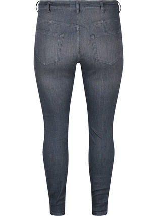 Zizzi High-waisted, push-up Amy jeans, Grey Denim, Packshot image number 1