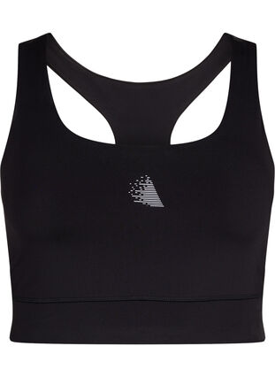 Zizzi Biustonosz sportowy typu racerback, Black, Packshot image number 0