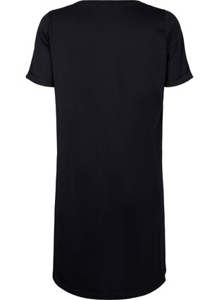 Zizzi Bawelniana sukienka T-shirtowa, Black, Packshot image number 1