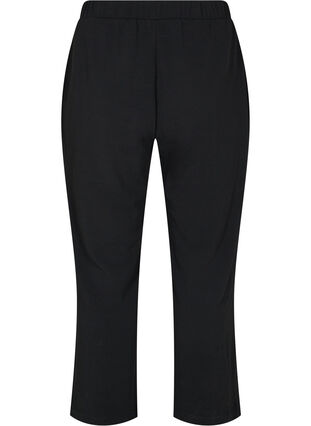 Zizzi Cropped trousers with width, Black, Packshot image number 1