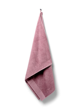 Zizzi Cotton terry towel, Deauville Mauve, Packshot image number 0