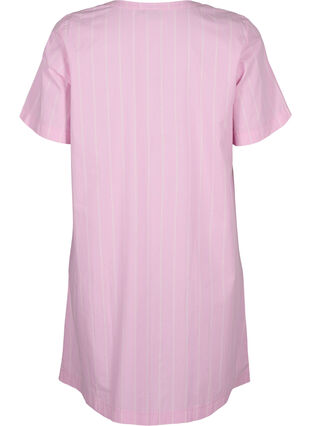 Zizzi Sukienka w paski z bawelny organicznej, Lilac Sachet, Packshot image number 1