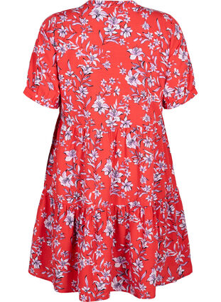 Zizzi FLASH – sukienka trapezowa z nadrukiem, Poinsettia Flower, Packshot image number 1