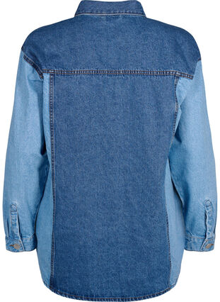 Zizzi Kolorowa kurtka jeansowa, Light Blue Denim, Packshot image number 1
