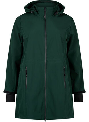 Zizzi Kurtka softshell z odpinanym kapturem, Scarab, Packshot image number 0