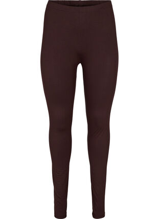 Zizzi Legginsy z wiskozy w stylu basic, Coffee Bean, Packshot image number 0