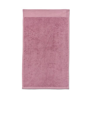 Zizzi Cotton terry towel, Deauville Mauve, Packshot image number 1