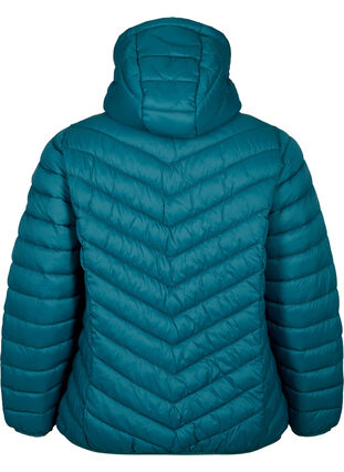 Zizzi Lekka kurtka z kapturem, Deep Teal, Packshot image number 1