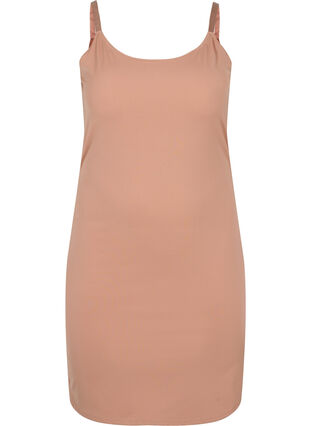 Zizzi Light shapewear dress, Café Au Lait, Packshot image number 0