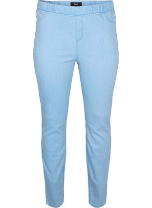 Zizzi Jeggings with pockets, Light blue, Packshot image number 0