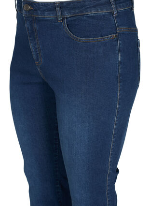 Zizzi Jeansy Ellen typu bootcut z wysokim stanem, Dark blue, Packshot image number 2