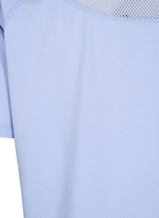 Zizzi Koszulka treningowa z siateczkowym tylem, Zen Blue, Packshot image number 3