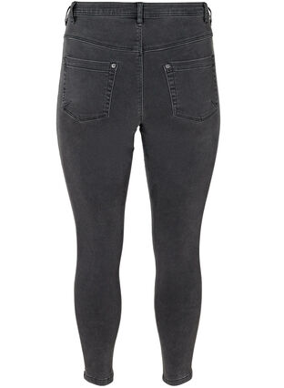 Zizzi Jeansy Amy nad kostke z suwakiem, Grey Denim, Packshot image number 1