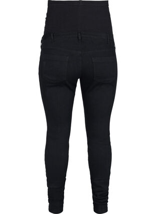 Zizzi Maternity jeggings in a cotton blend, Black, Packshot image number 1