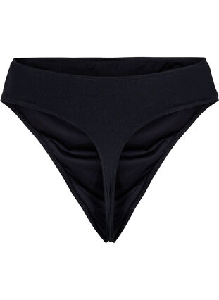 Zizzi Stringi od bikini z regularnym stanem, Black, Packshot image number 1