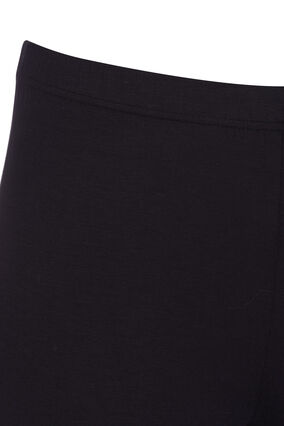 3/4-length wiskozowe legginsy w stylu basic, Black, Packshot image number 2