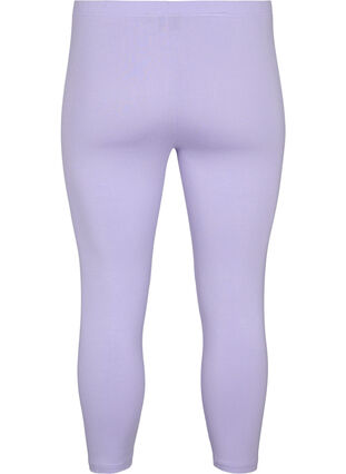 Zizzi 3/4-length wiskozowe legginsy w stylu basic, Lavender, Packshot image number 1