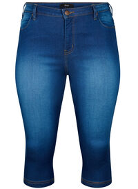 Amy capri jeans z wysokim stanem i bardzo dopasowanym krojem