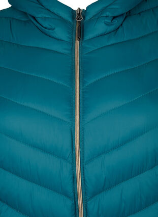 Zizzi Lekka kurtka z kapturem, Deep Teal, Packshot image number 2