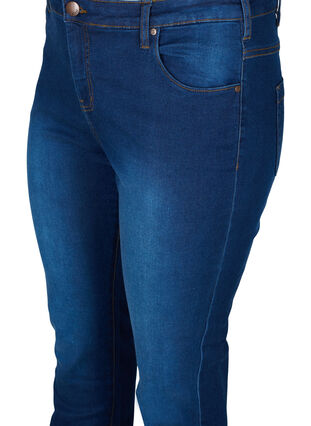 Zizzi Jeansy Emily o dopasowanym kroju z normalnym stanem, Blue Denim, Packshot image number 2