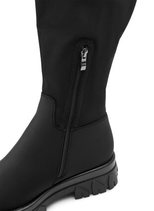 Zizzi Szerokie - Wysokie buty ze streczem, Black, Packshot image number 4