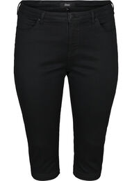 Amy capri jeans z wysokim stanem i bardzo dopasowanym krojem, Black, Packshot