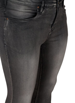 Zizzi Super waskie jeansy Amy z wysokim stanem, Dark Grey Denim, Packshot image number 2