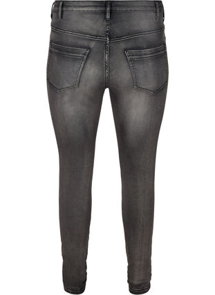 Zizzi Super waskie jeansy Amy z wysokim stanem, Dark Grey Denim, Packshot image number 1