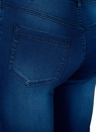 Zizzi Super waskie jeansy Amy z wysokim stanem, Blue Denim, Packshot image number 3