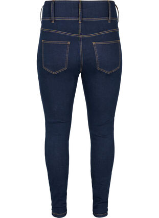 Zizzi Super slim Bea jeans with extra high waist, Unwashed, Packshot image number 1