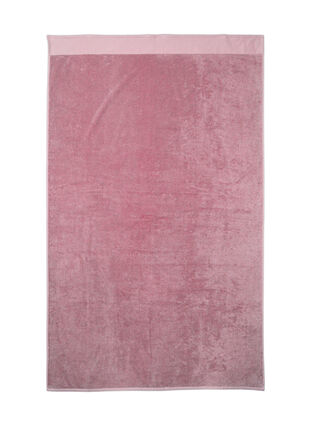 Zizzi Cotton terry towel, Deauville Mauve, Packshot image number 1