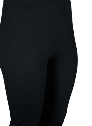 Zizzi FLASH – 2-pack legginsy, Black/Black, Packshot image number 2