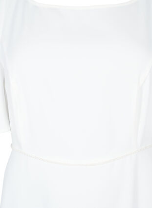 Imprezowa sukienka w stylu empire, Bright White, Packshot image number 2