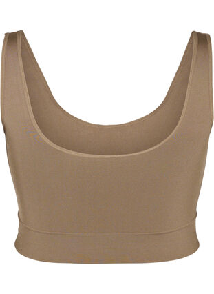 Zizzi Seamless bra with round neckline, Driftwood, Packshot image number 1