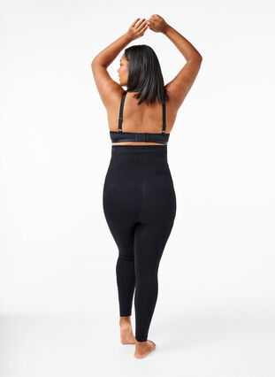 Zizzi Legginsy modelujace z wysokim stanem, Black, Model image number 1