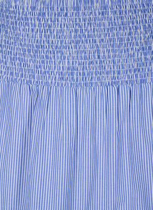 Zizzi Spódnica maxi typu smock w paski, Baja Blue Stripe, Packshot image number 2