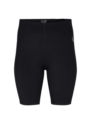 Zizzi Obcisle szorty sportowe z kieszenia, Black, Packshot image number 0