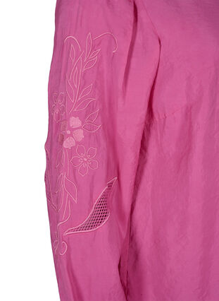 Zizzi Bluzka z modalu TENCEL™ z haftowanymi detalami, Phlox Pink, Packshot image number 3