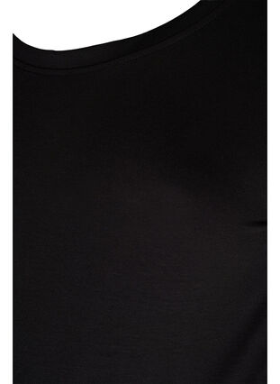 Zizzi 	 Top ciazowy Basic z dlugim rekawem, Black, Packshot image number 2