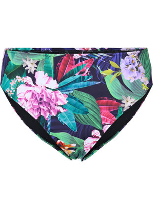 Zizzi Dól bikini z wysokim stanem, Flower Print, Packshot image number 0