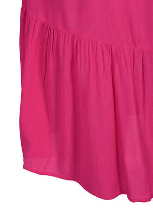 Zizzi Wiskozowa letnia sukienka na ramiaczkach, Raspberry Sorbet, Packshot image number 3