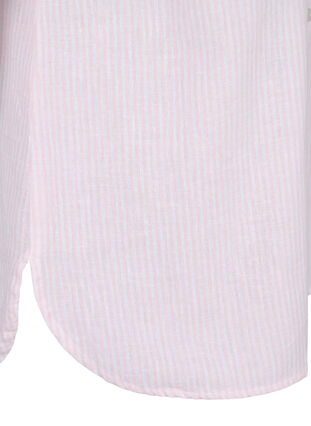 Zizzi Bluzka koszulowa z zapieciem na guziki, Rosebloom White, Packshot image number 2