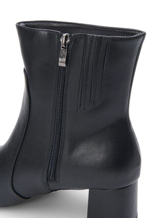 Zizzi Szerokie - Skórzane buty na obcasie, Black, Packshot image number 4