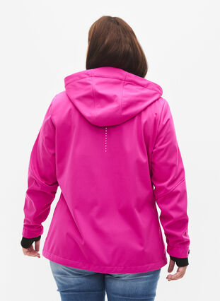 Zizzi Sportowa kurtka softshell, Rose Violet, Model image number 1