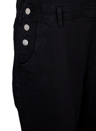 Zizzi Ogrodniczki jeansowe, Black, Packshot image number 3