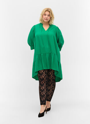 Zizzi Lace leggings, Black, Model image number 0