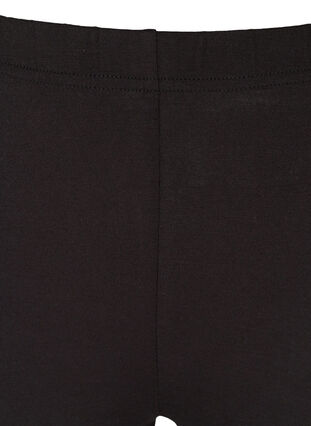 Zizzi Legginsy o dlugosci 3/4 z guzikami, Black, Packshot image number 2