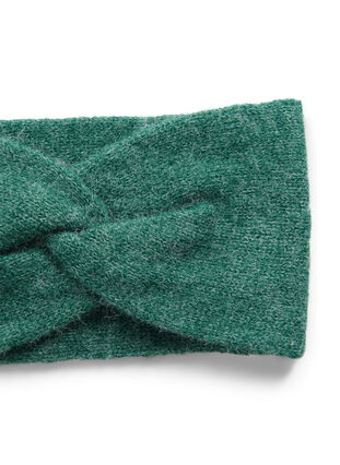 Zizzi Knitted headband, Evergreen Melange, Packshot image number 2