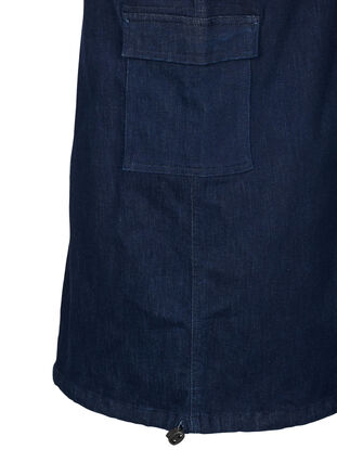 Zizzi Spódnica maxi z dzinsu, Dark Blue Denim, Packshot image number 2