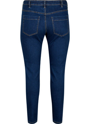 Zizzi Jeansy Emily o dopasowanym kroju z normalna talia, Dark blue, Packshot image number 1